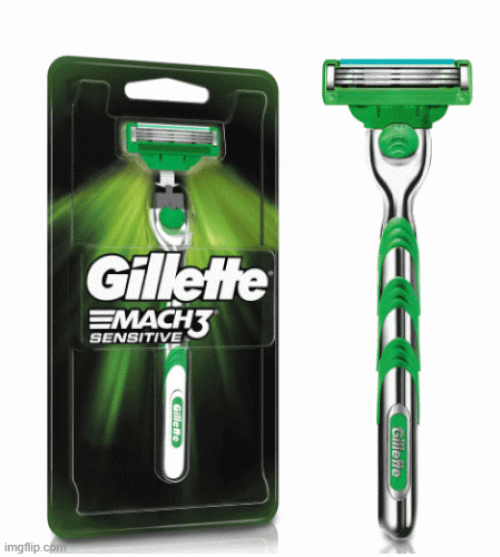 Aparelho De Barbear Gillette Mach3 Sensitive + 1 Carga + Aparelho De Barbear Gillette Skinguard Sensitive Com 1 Unidade Grtis